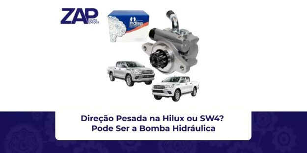 Direção Pesada na Hilux ou SW4 – Pode Ser a Bomba Hidráulica