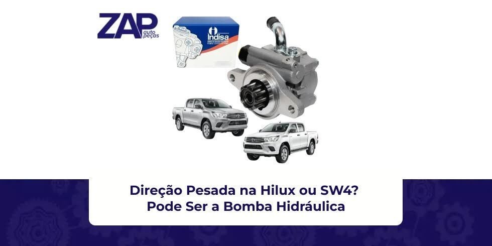 Direção Pesada na Hilux ou SW4 – Pode Ser a Bomba Hidráulica